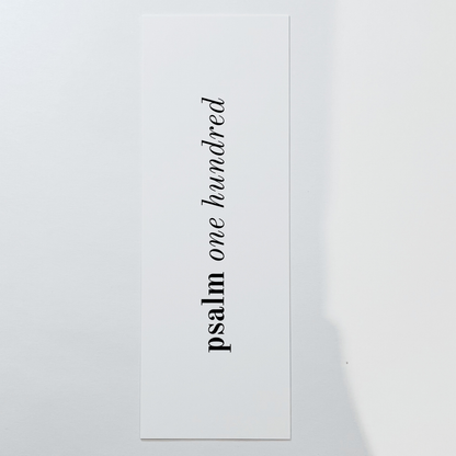 Bookmark - Psalm 100