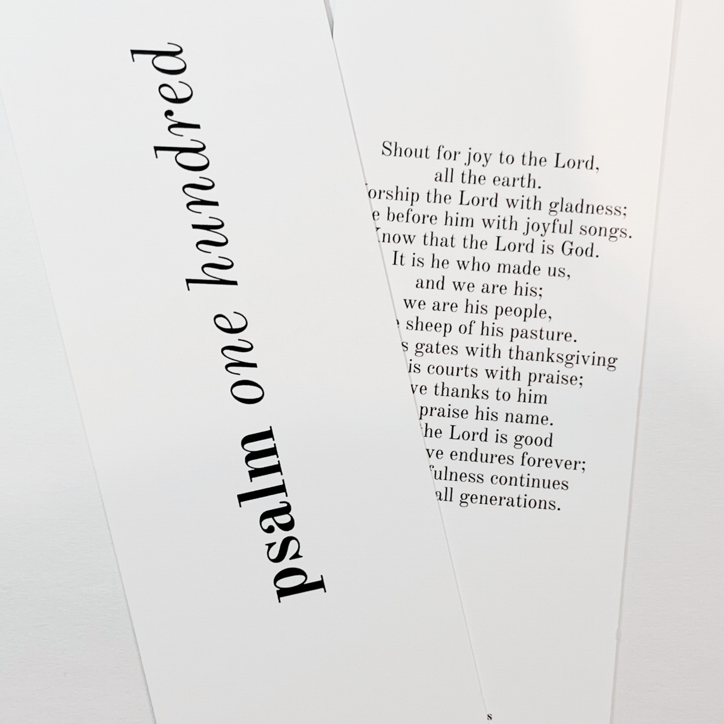 Bookmark - Psalm 100