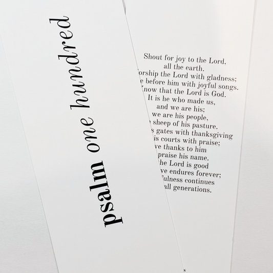 Bookmark - Psalm 100