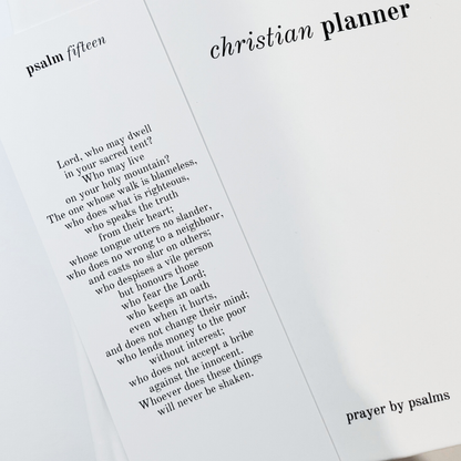 Bookmark - Psalm 15