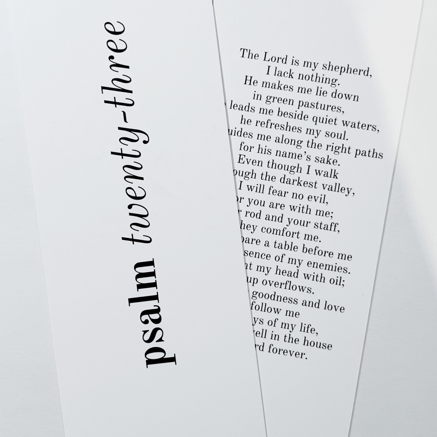 Bookmark - Psalm 23