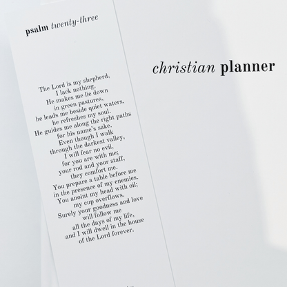 Bookmark - Psalm 23