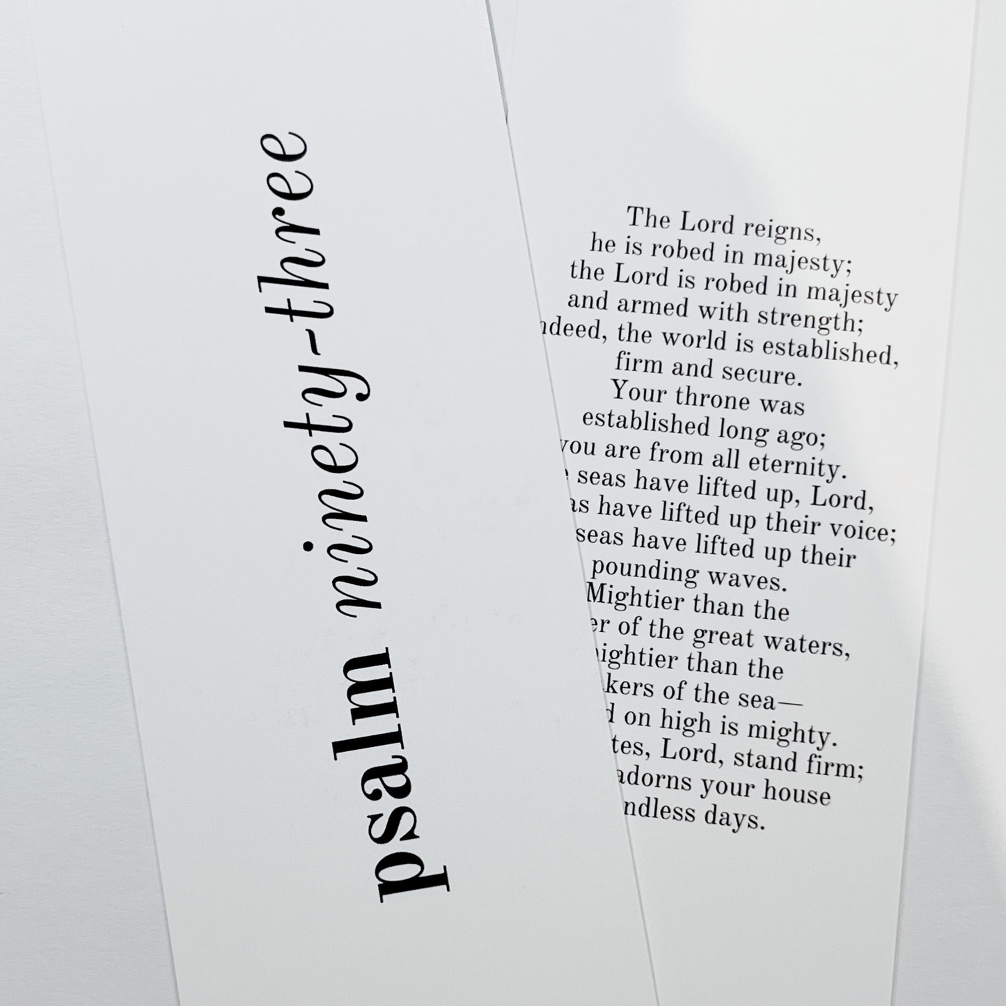 Bookmark - Psalm 93